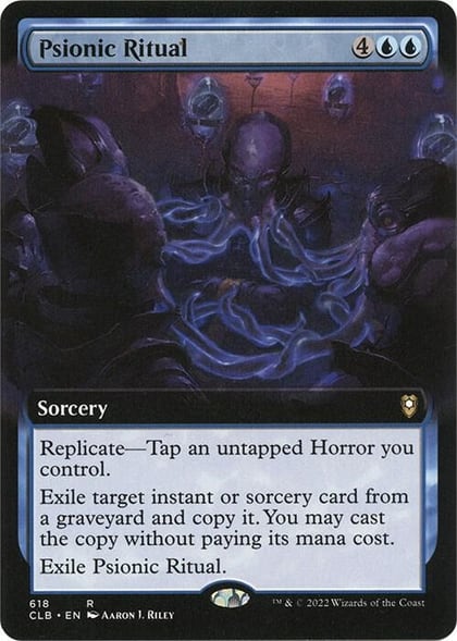 Psionic Ritual (Extended Art), Commander Legends: Battle for Baldur's Gate 618