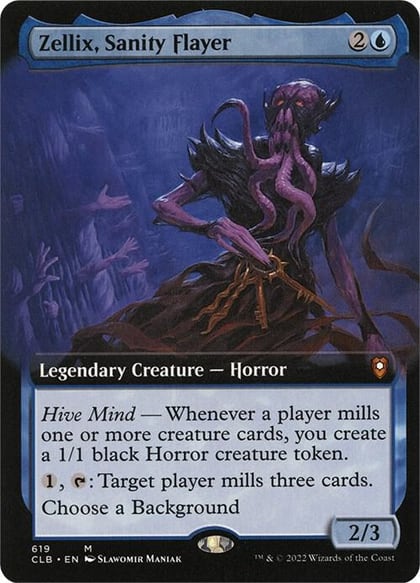 Zellix, Sanity Flayer (Extended Art), Commander Legends: Battle for Baldur's Gate 619