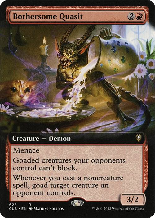Bothersome Quasit (Extended Art), Commander Legends: Battle for Baldur's Gate 628