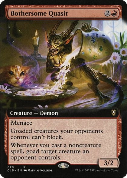 Bothersome Quasit (Extended Art), Commander Legends: Battle for Baldur's Gate 628