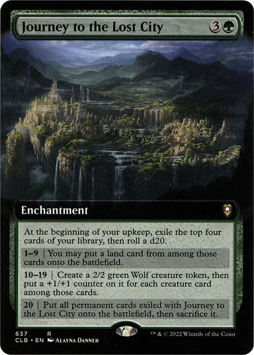 Journey to the Lost City (Extended Art), Commander Legends: Battle for Baldur's Gate 637