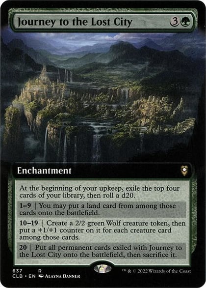 Journey to the Lost City (Extended Art), Commander Legends: Battle for Baldur's Gate 637