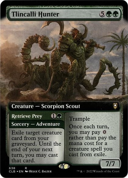 Tlincalli Hunter (Extended Art), Commander Legends: Battle for Baldur's Gate 638