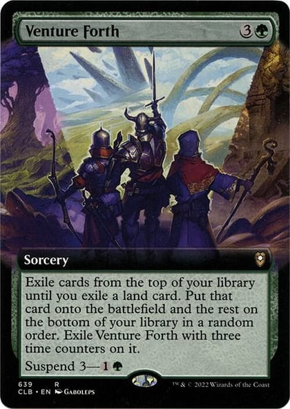 Venture Forth (Extended Art), Commander Legends: Battle for Baldur's Gate 639