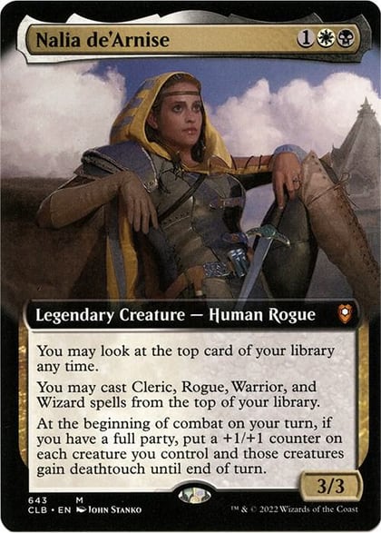Nalia de'Arnise (Extended Art), Commander Legends: Battle for Baldur's Gate 643