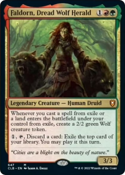 Faldorn, Dread Wolf Herald, Commander Legends: Battle for Baldur's Gate 647