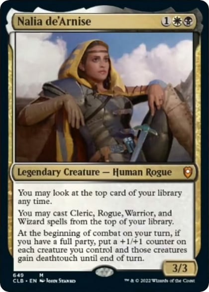 Nalia de'Arnise, Commander Legends: Battle for Baldur's Gate 649