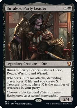 Burakos, Party Leader, Commander Legends: Battle for Baldur's Gate 653