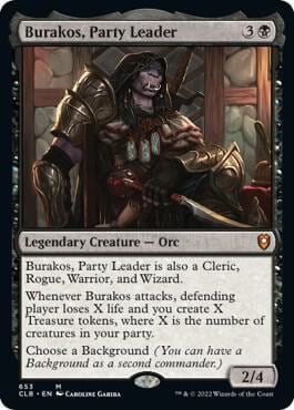 Burakos, Party Leader, Commander Legends: Battle for Baldur's Gate 653