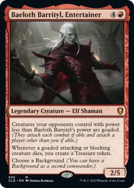 Baeloth Barrityl, Entertainer, Commander Legends: Battle for Baldur's Gate 655