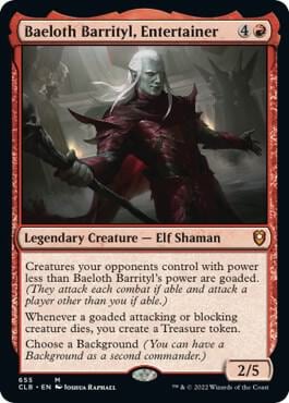 Baeloth Barrityl, Entertainer, Commander Legends: Battle for Baldur's Gate 655