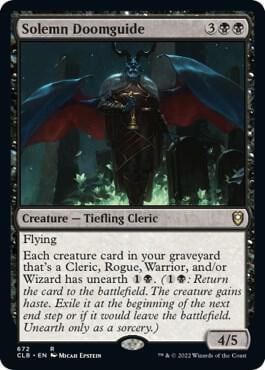 Solemn Doomguide, Commander Legends: Battle for Baldur's Gate 672