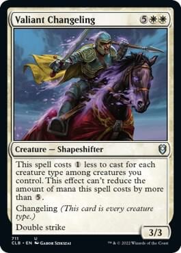 Valiant Changeling, Commander Legends: Battle for Baldur's Gate 711
