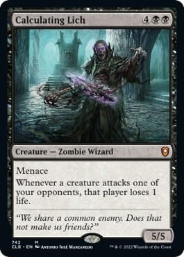 Calculating Lich, Commander Legends: Battle for Baldur's Gate 742