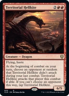 Territorial Hellkite, Commander Legends: Battle for Baldur's Gate 809