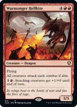 Warmonger Hellkite, Commander Legends: Battle for Baldur's Gate 814