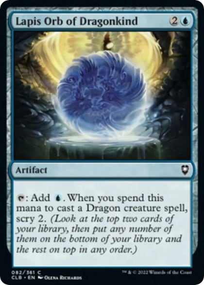 Lapis Orb of Dragonkind, Commander Legends: Battle for Baldur's Gate 82