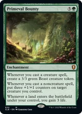 Primeval Bounty, Commander Legends: Battle for Baldur's Gate 830