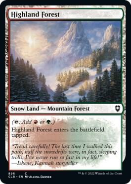 Highland Forest, Commander Legends: Battle for Baldur's Gate 896