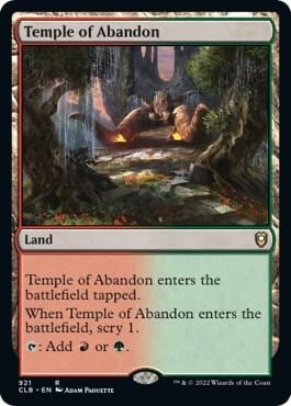 Temple of Abandon, Commander Legends: Battle for Baldur's Gate 921