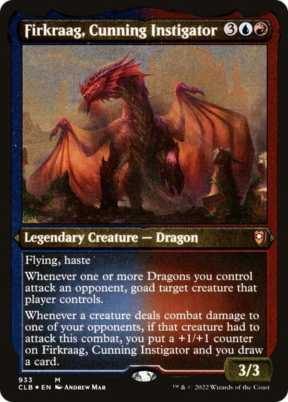 Firkraag, Cunning Instigator (Display Commander) - Thick Stock, Commander Legends: Battle for Baldur's Gate 933