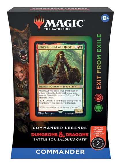 Commander Legends: Battle for Baldur's Gate - Exit from Exile Commander Deck, Commander Legends: Battle for Baldur's Gate P267031