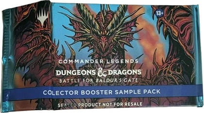 Commander Legends: Battle for Baldur's Gate - Collector Booster Sample Pack, Commander Legends: Battle for Baldur's Gate P579980