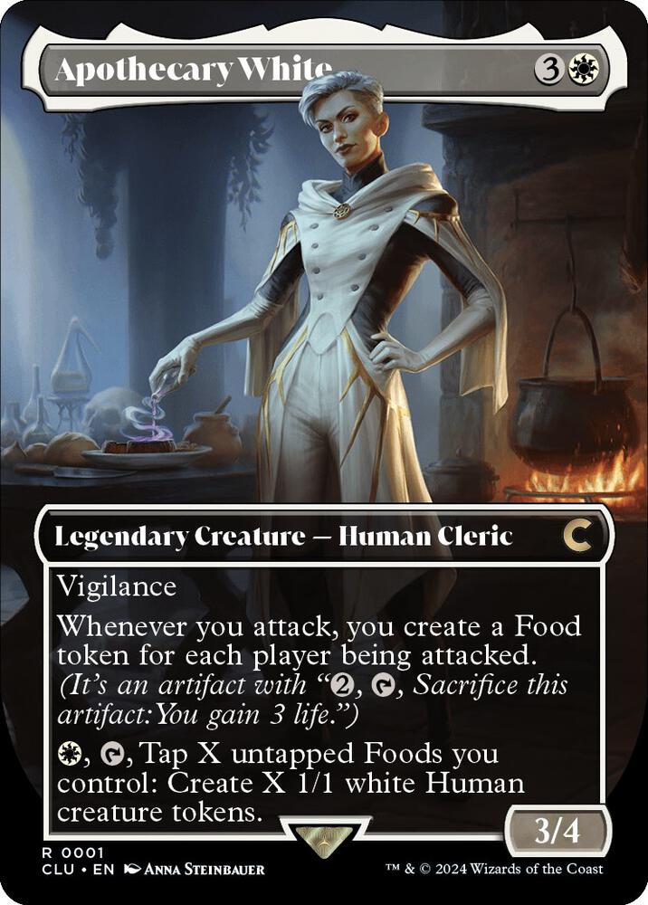 Apothecary White (Borderless), Ravnica: Clue Edition 1