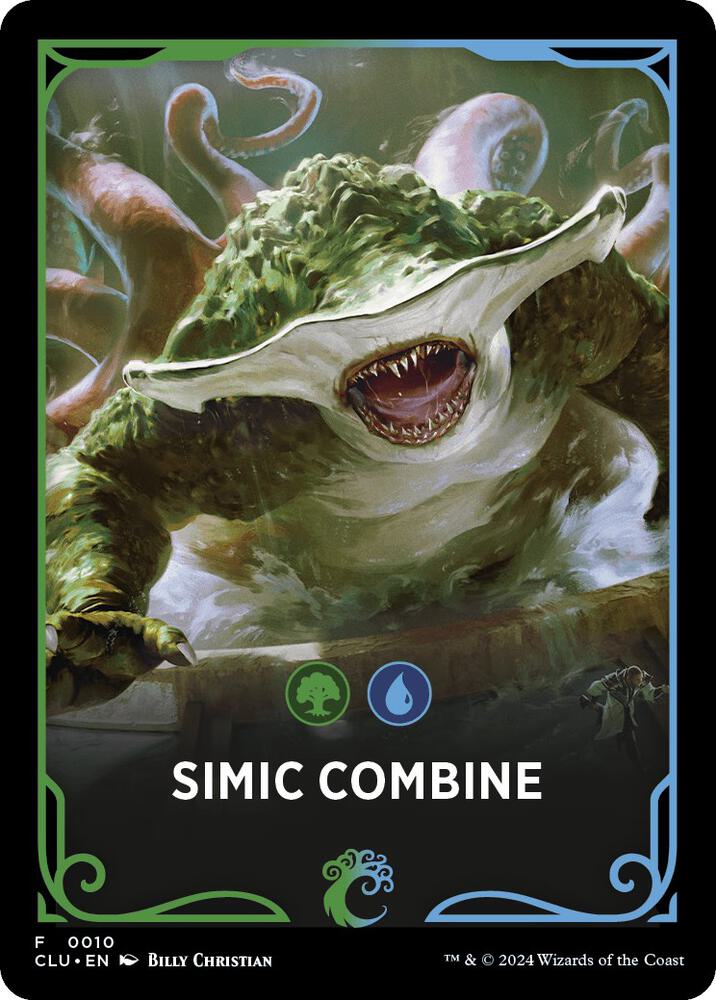 Simic Combine Theme Card, Ravnica: Clue Edition 10