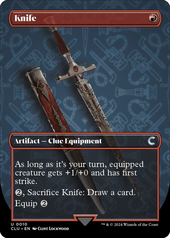 Knife (Borderless), Ravnica: Clue Edition 10