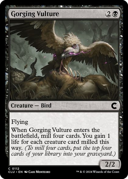 Gorging Vulture, Ravnica: Clue Edition 112