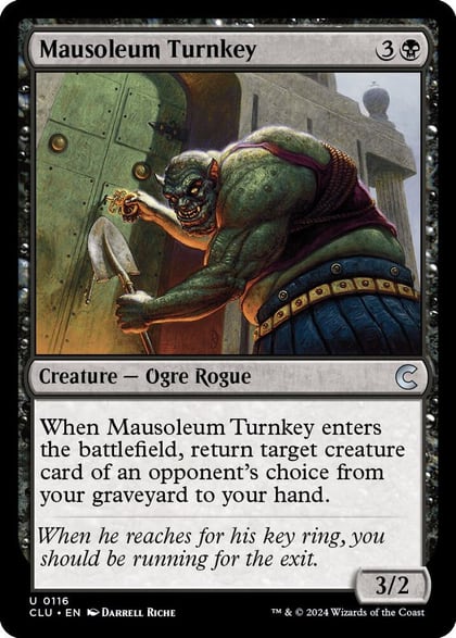 Mausoleum Turnkey, Ravnica: Clue Edition 116
