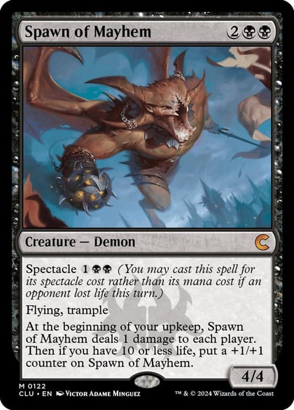 Spawn of Mayhem, Ravnica: Clue Edition 122