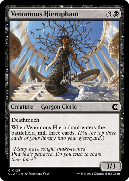 Venomous Hierophant, Ravnica: Clue Edition 125