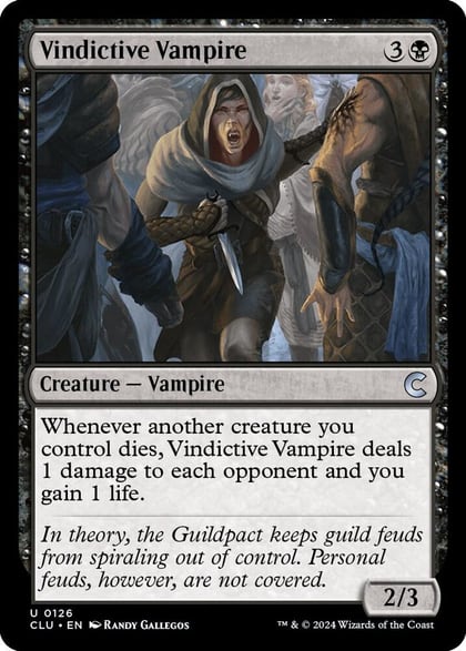 Vindictive Vampire, Ravnica: Clue Edition 126