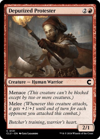 Deputized Protester, Ravnica: Clue Edition 131