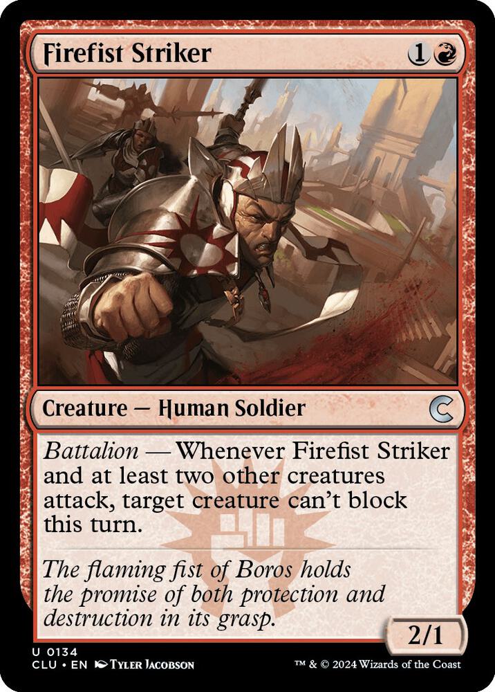 Firefist Striker, Ravnica: Clue Edition 134