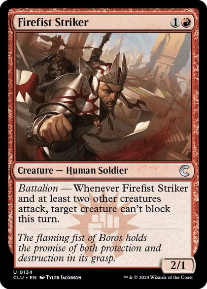 Firefist Striker, Ravnica: Clue Edition 134
