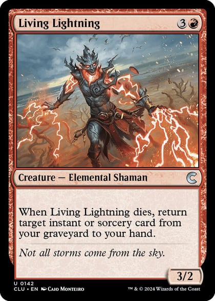 Living Lightning, Ravnica: Clue Edition 142