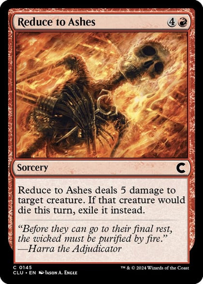 Reduce to Ashes, Ravnica: Clue Edition 145