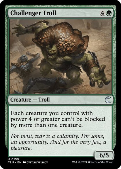 Challenger Troll, Ravnica: Clue Edition 159