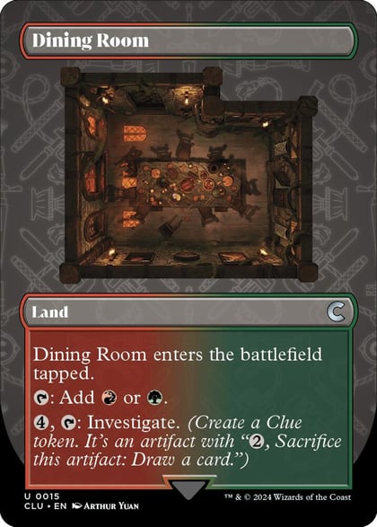 Dining Room (Borderless), Ravnica: Clue Edition 15