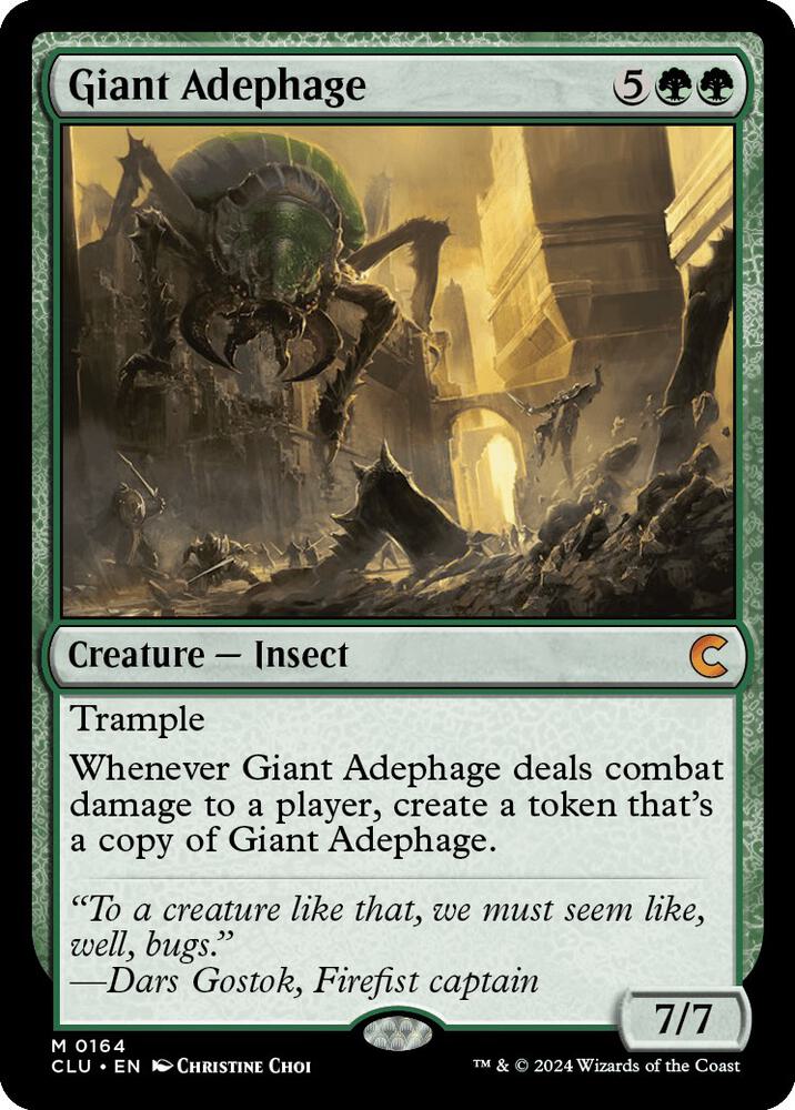 Giant Adephage, Ravnica: Clue Edition 164