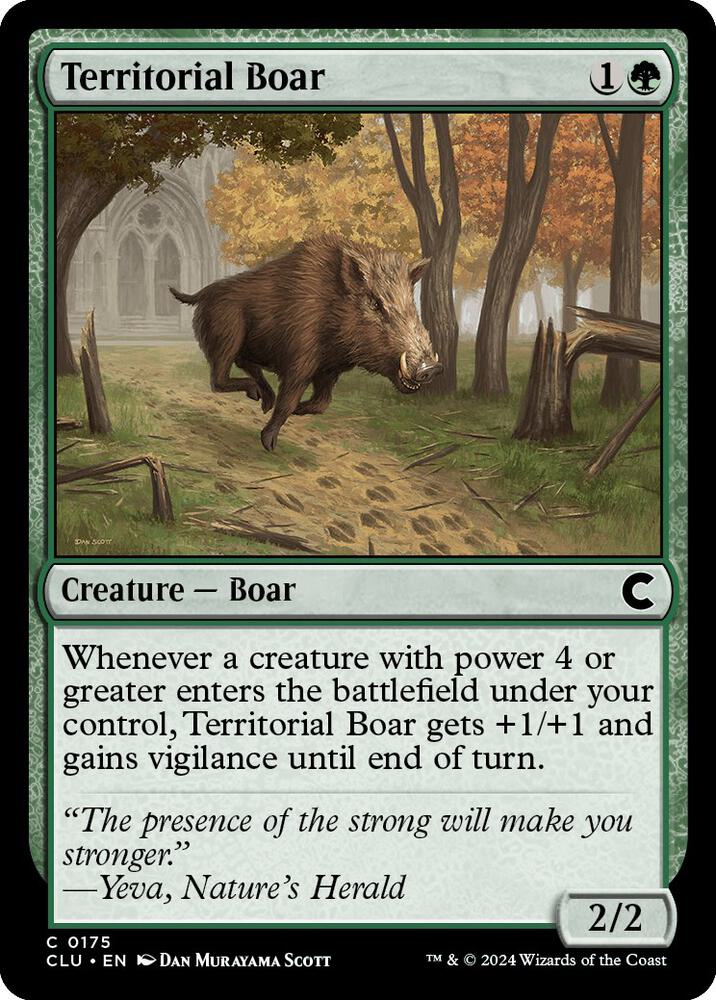 Territorial Boar, Ravnica: Clue Edition 175