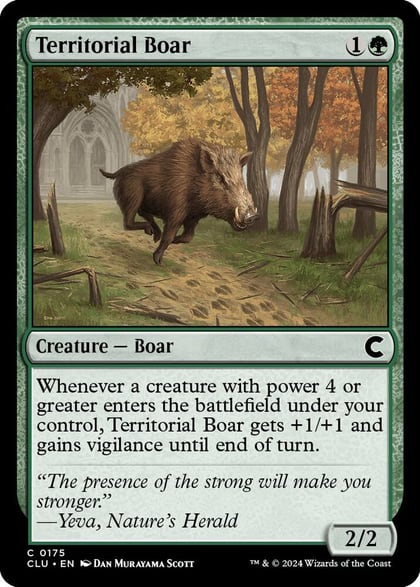 Territorial Boar, Ravnica: Clue Edition 175