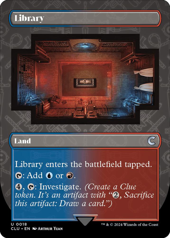 Library (Borderless), Ravnica: Clue Edition 18