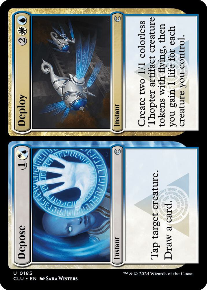 Depose // Deploy, Ravnica: Clue Edition 185
