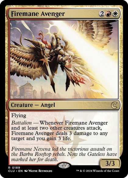 Firemane Avenger, Ravnica: Clue Edition 189