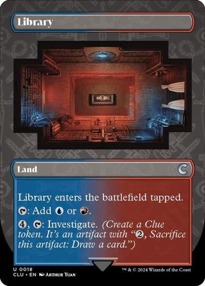 Library (Borderless), Ravnica: Clue Edition 18