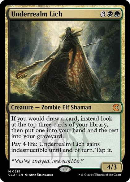 Underrealm Lich, Ravnica: Clue Edition 215